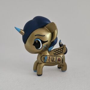 Tokidoki Unicorno Series 5 Metallic Gold and Blue Figure
